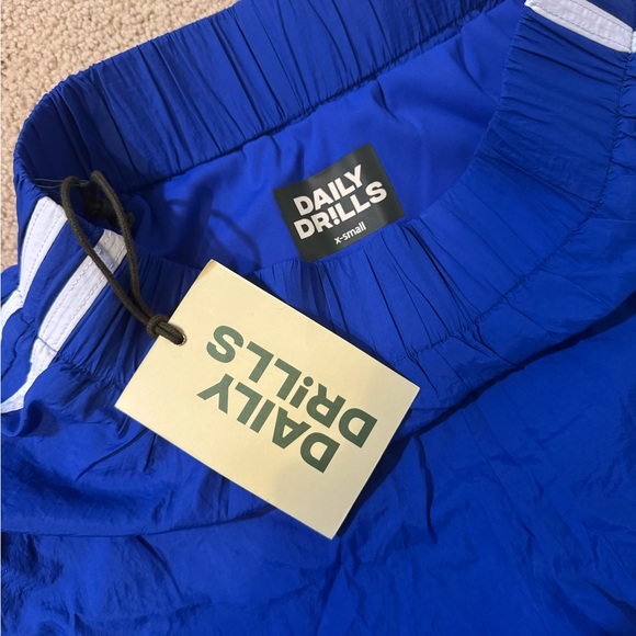 DAILY DRILLS Super Bounce Shorts with Stripes!!! COBALT (XS) - Picture 6 of 6